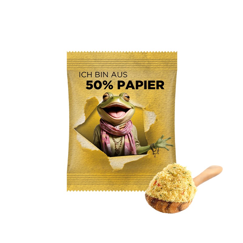 Minitüte, 10 g, Folie mit 50% Papieranteil, Maistro Meine klare Suppe