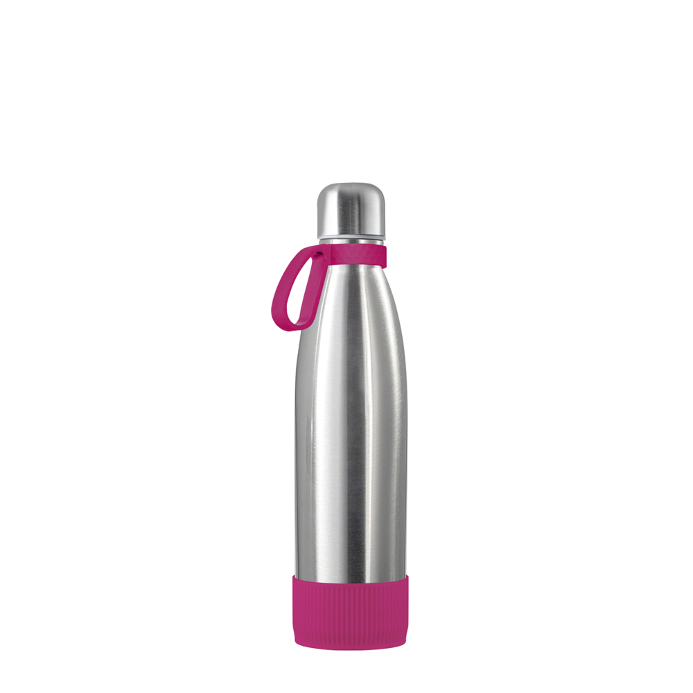 Thermotrinkflasche RETUMBLER-NIZZA - silber, magenta