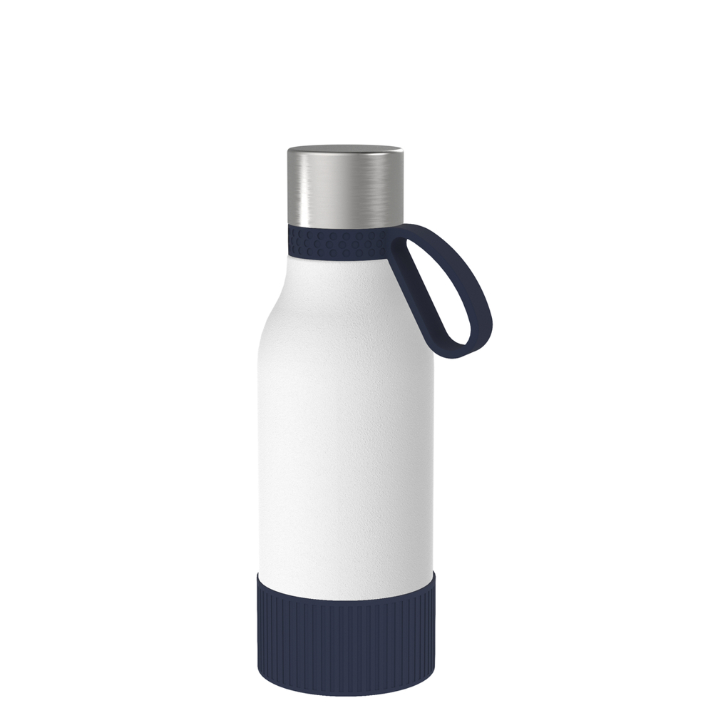 Thermotrinkflasche RETUMBLER-myNIZZA II 420 CERAMIC - schwarz, silber, weiß, marineblau
