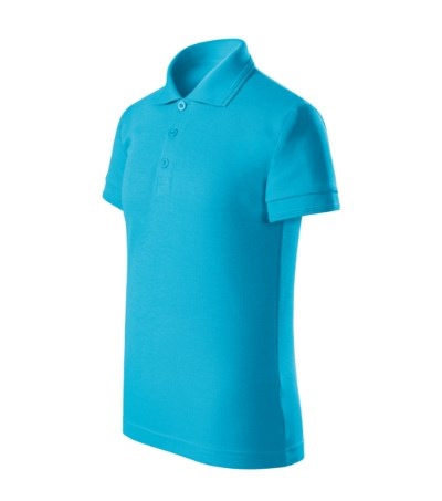 F22 Pique Polo Free Kids - türkisblau
