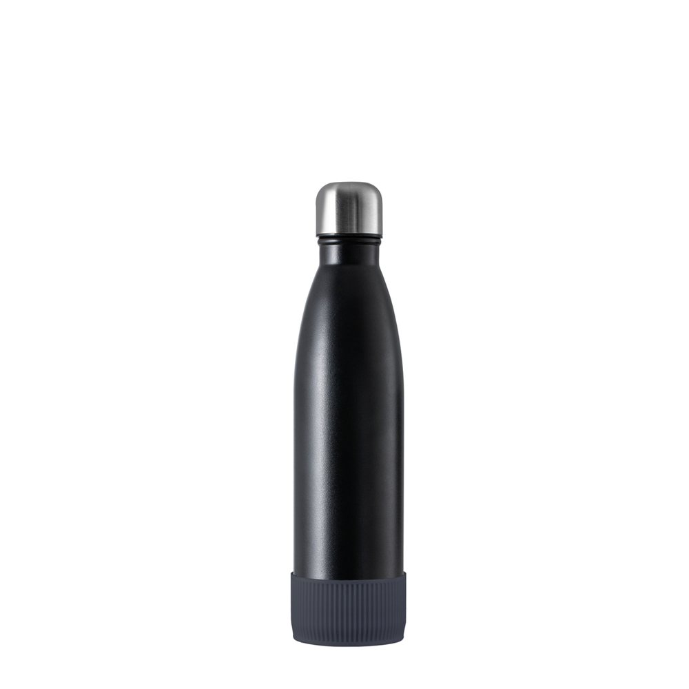 Thermotrinkflasche RETUMBLER-NIZZA - schwarz, silber, dunkelgrau