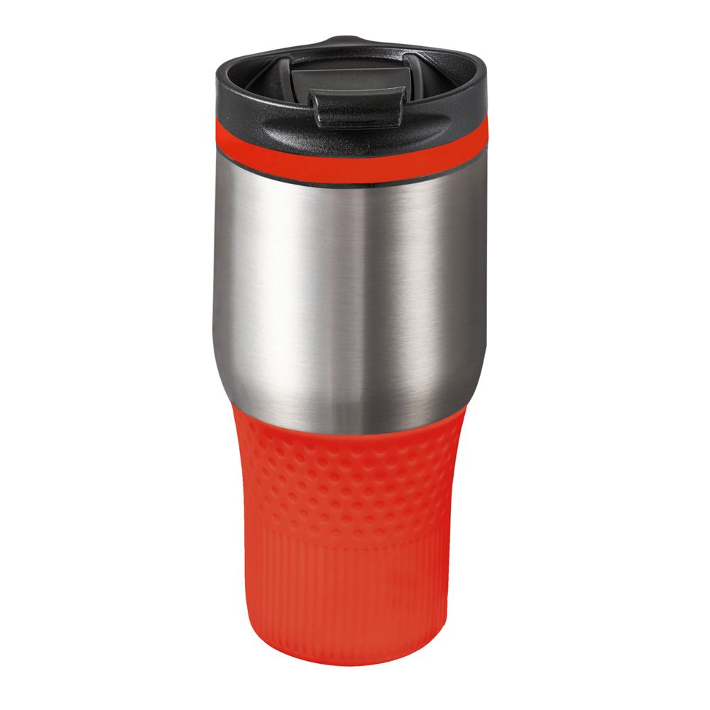 Thermobecher RETUMBLER-BAYAMO GRANDE CORPORATE - rot, silber