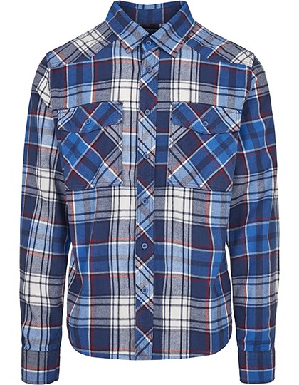 Build Your Brandit - Check Shirt - Navy-Red
