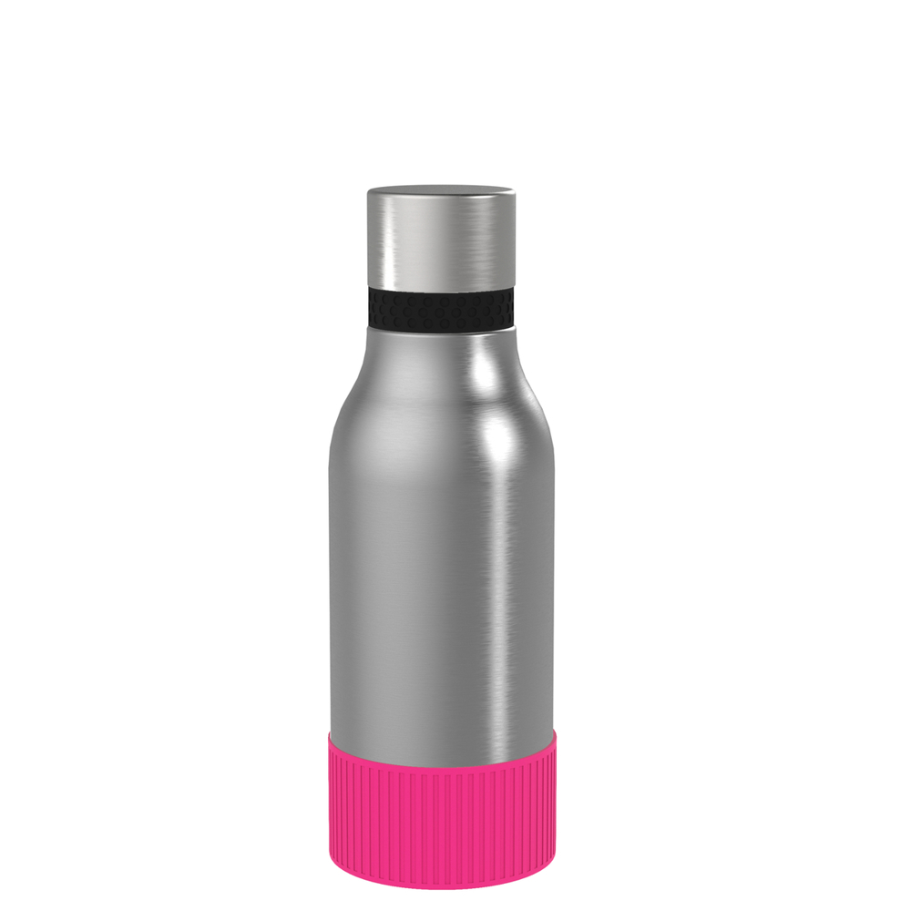 Thermotrinkflasche RETUMBLER-myNIZZA II 420 CERAMIC - magenta, schwarz, silber