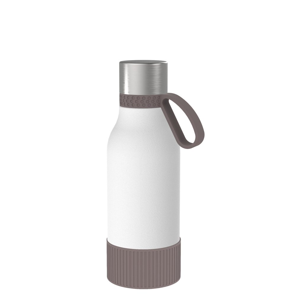 Thermotrinkflasche RETUMBLER-myNIZZA II 420 CERAMIC - braun, schwarz, silber, weiß