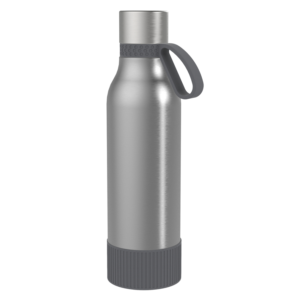 Thermotrinkflasche RETUMBLER-myNIZZA II 600 CERAMIC - dunkelgrau, schwarz, silber
