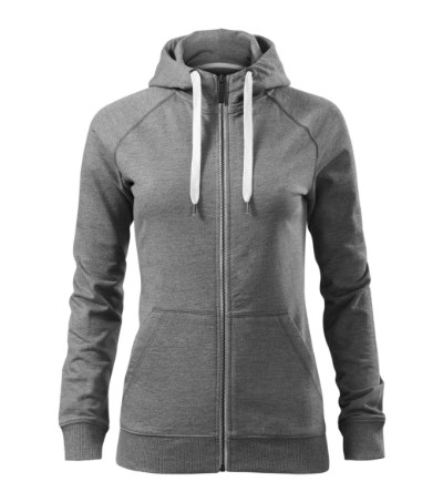 Sweatshirt Damen Voyage dunkelgrau melliert