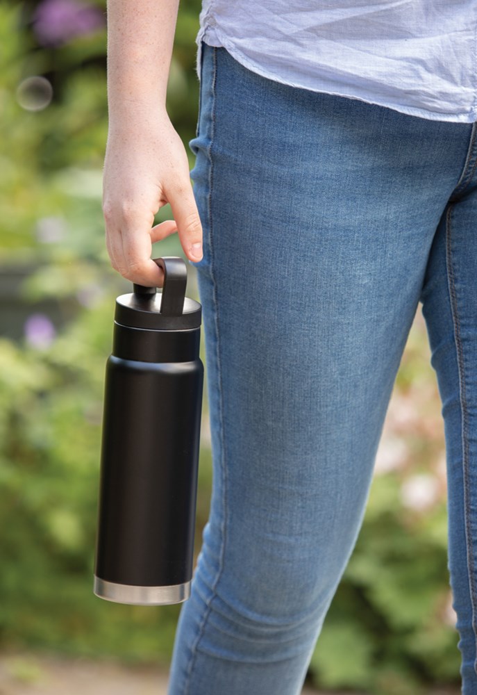 Auslaufsichere Vakuum-Flasche mit Tragegriff