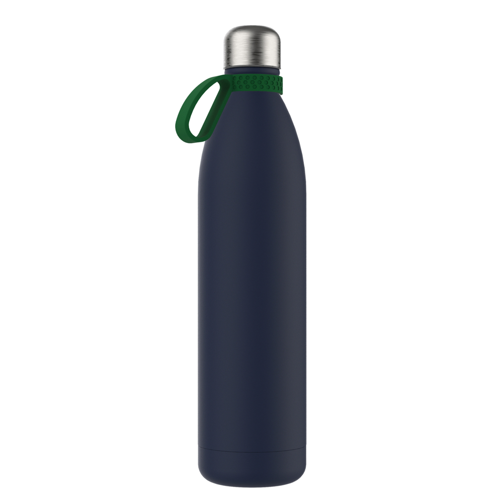 Thermotrinkflasche RETUMBLER-NIZZA XXL - grün, marineblau, silber
