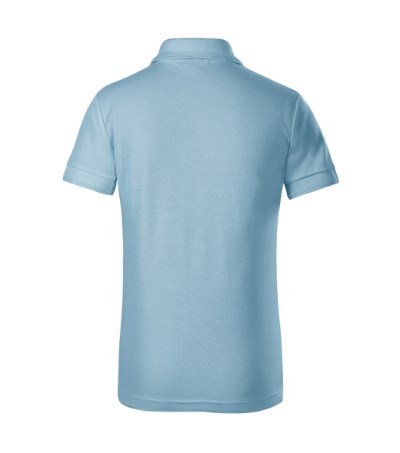 Polohemd Kinder Pique Polo Free himmelblau