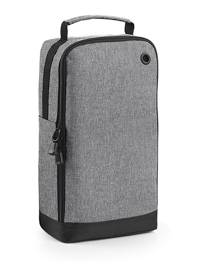 BagBase - Athleisure Sports Shoe / Accessory Bag - Grey Marl