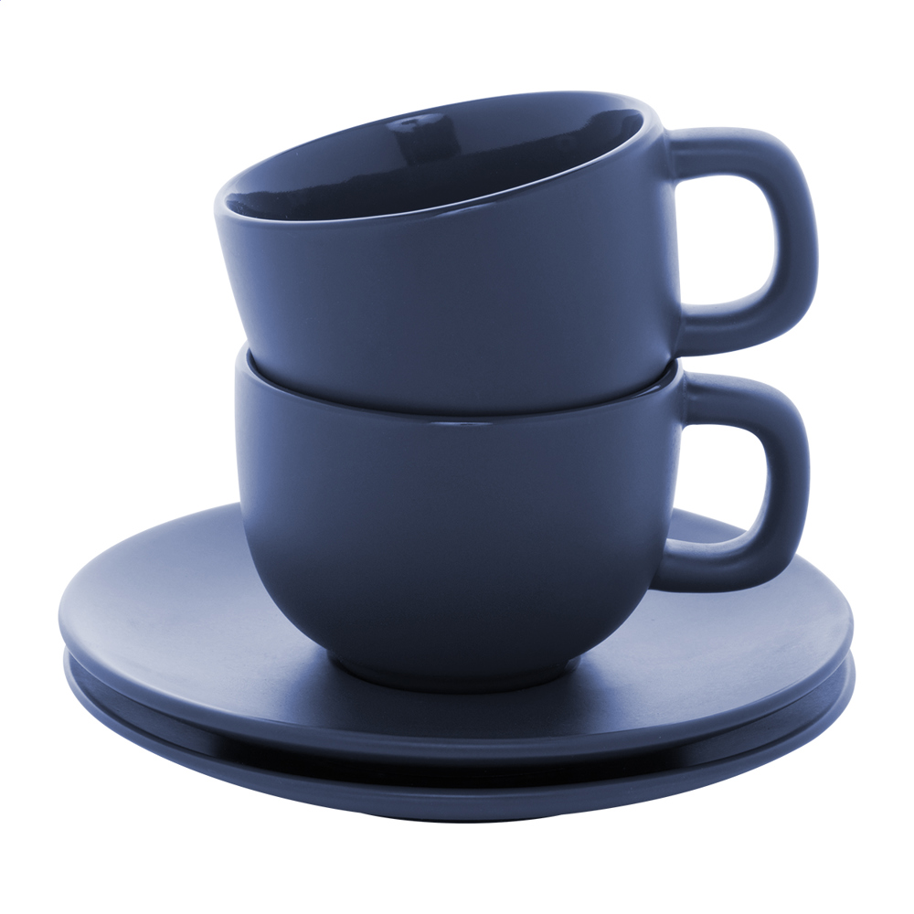 Caturra Plus - Cappuccinotassenset - dunkelblau