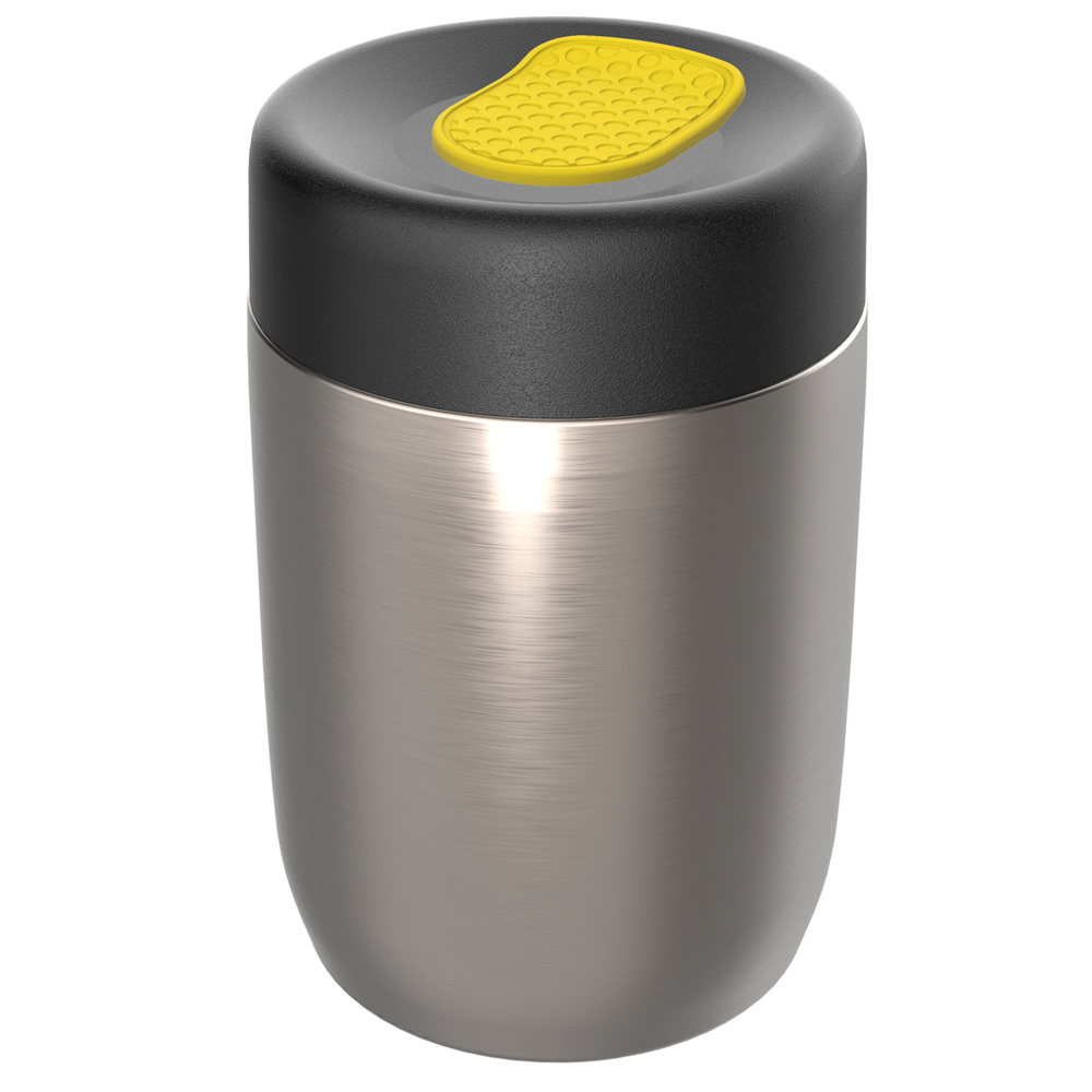 Thermo Lunchpot RE98-myNIZZA - schwarz, silber, gelb