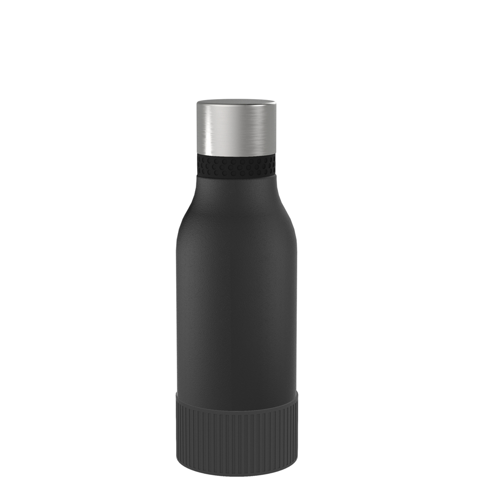 Thermotrinkflasche RETUMBLER-myNIZZA II 420 CERAMIC - schwarz, silber