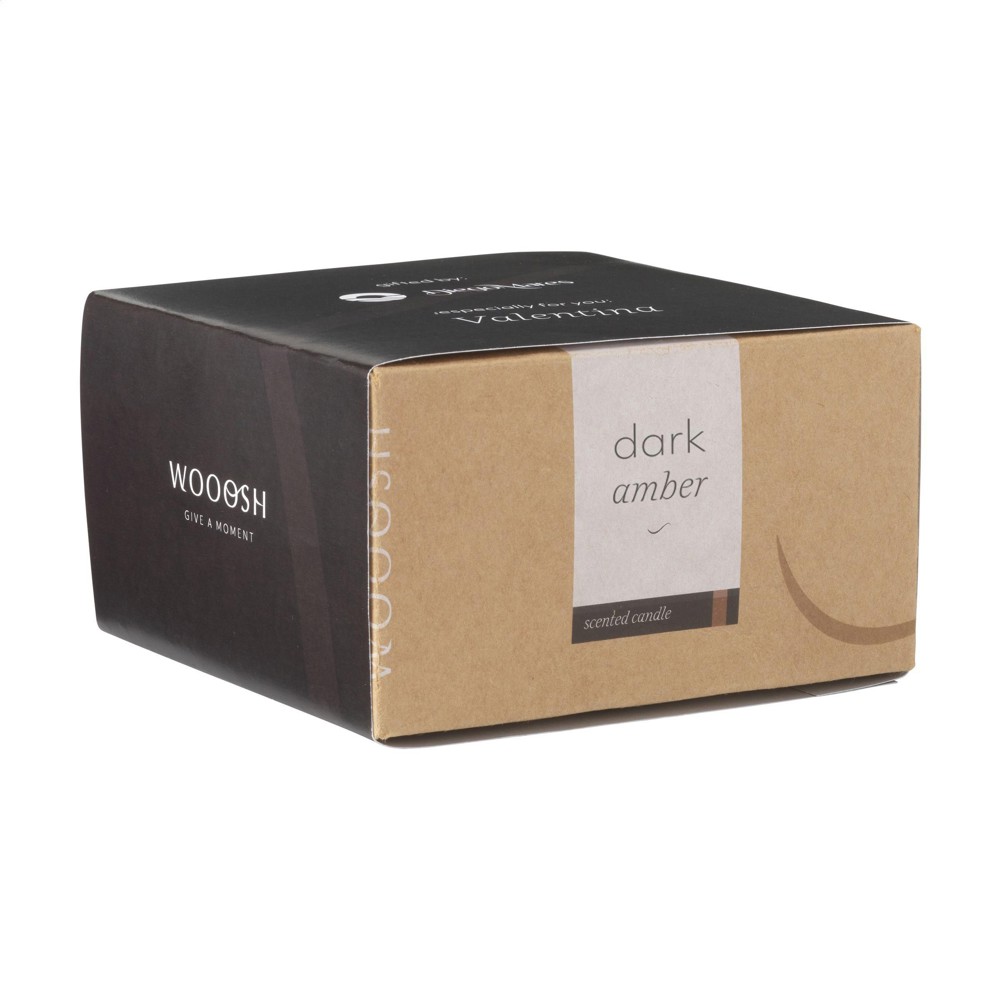 Wooosh Flame Scented Candle Dark Amber Duftkerze