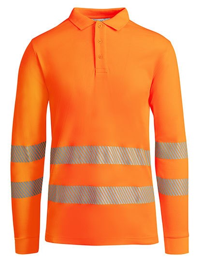 Roly Workwear - Poloshirt Atrio Longsleeve - Fluor Orange 223