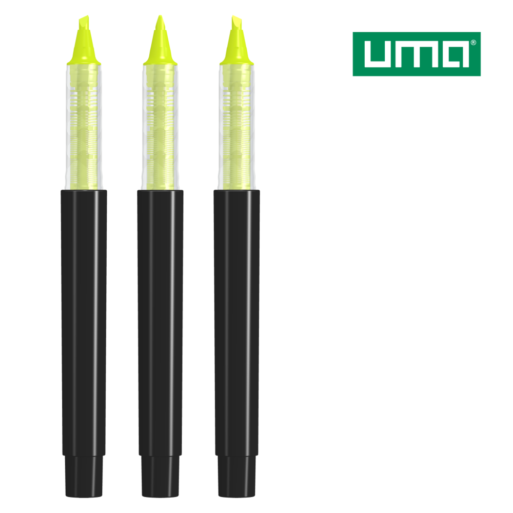 RECYCLED PET PEN PRO LIQEO - neongelb