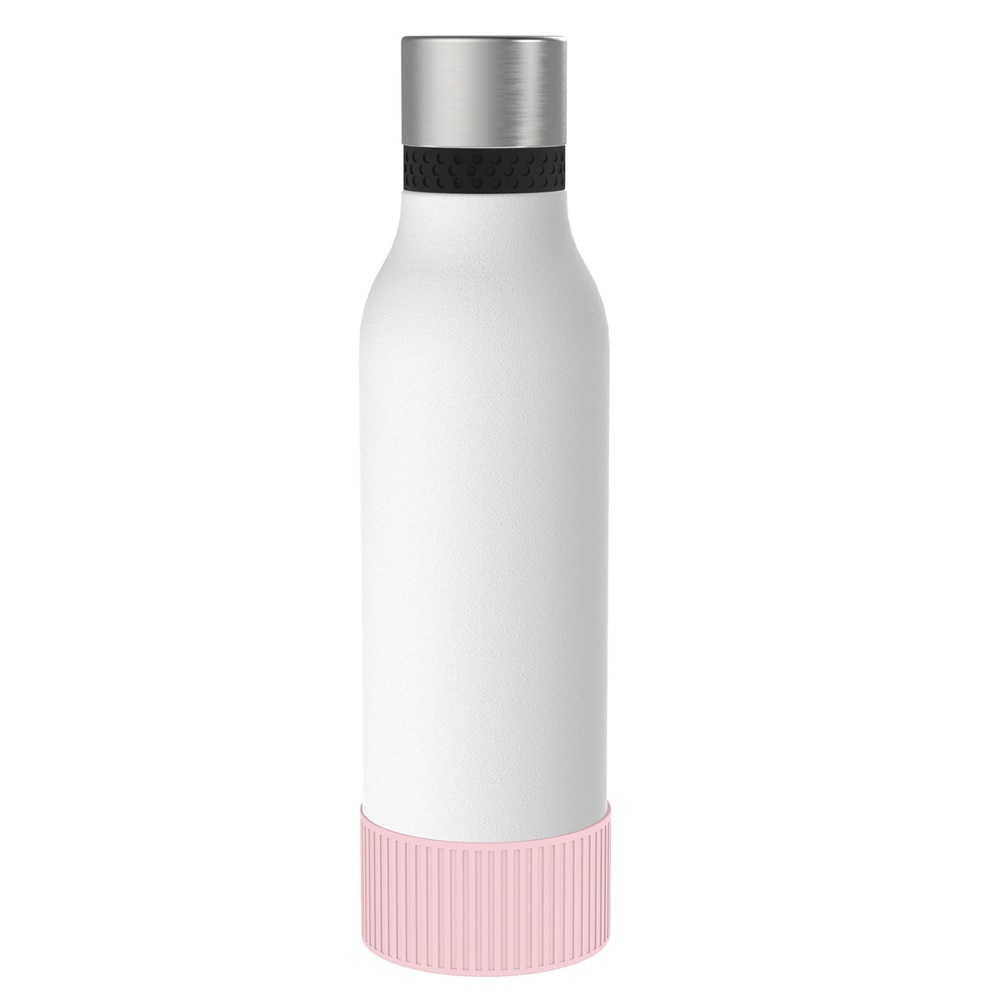 Thermotrinkflasche RETUMBLER-myNIZZA II 600 CERAMIC - hellmagenta, rose, schwarz, silber, weiß