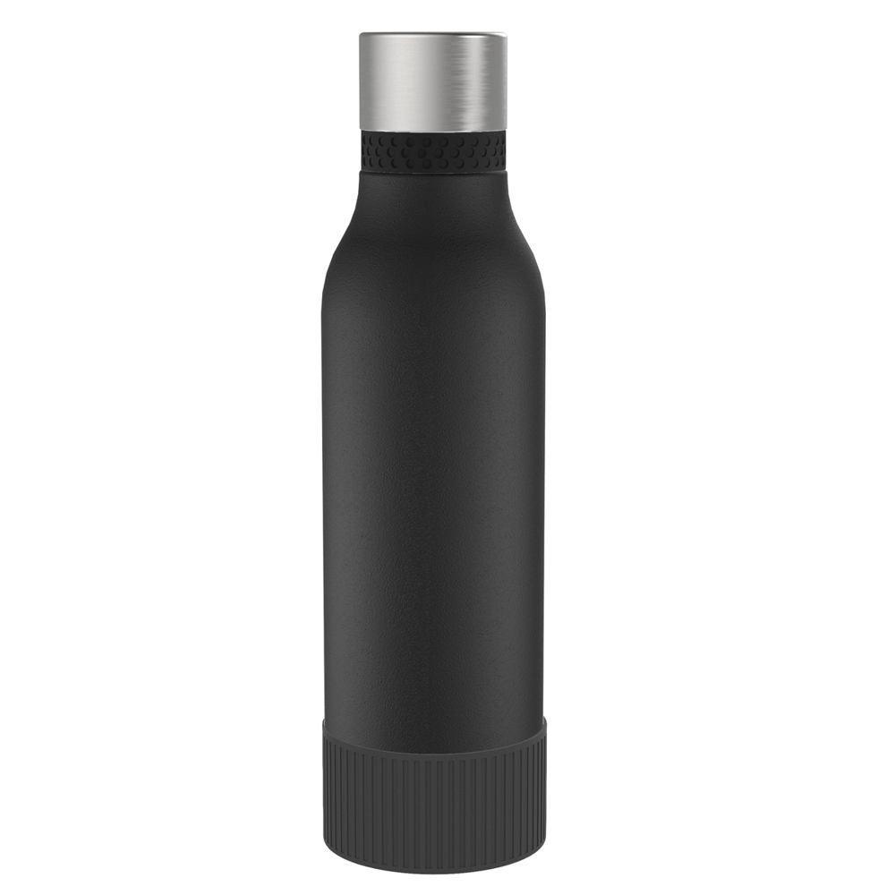 Thermotrinkflasche RETUMBLER-myNIZZA II 600 CERAMIC - schwarz, silber
