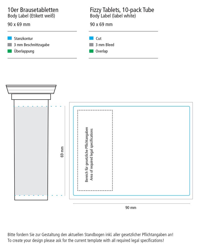 Multivitamin Brausetabletten (10 St) - Body Label