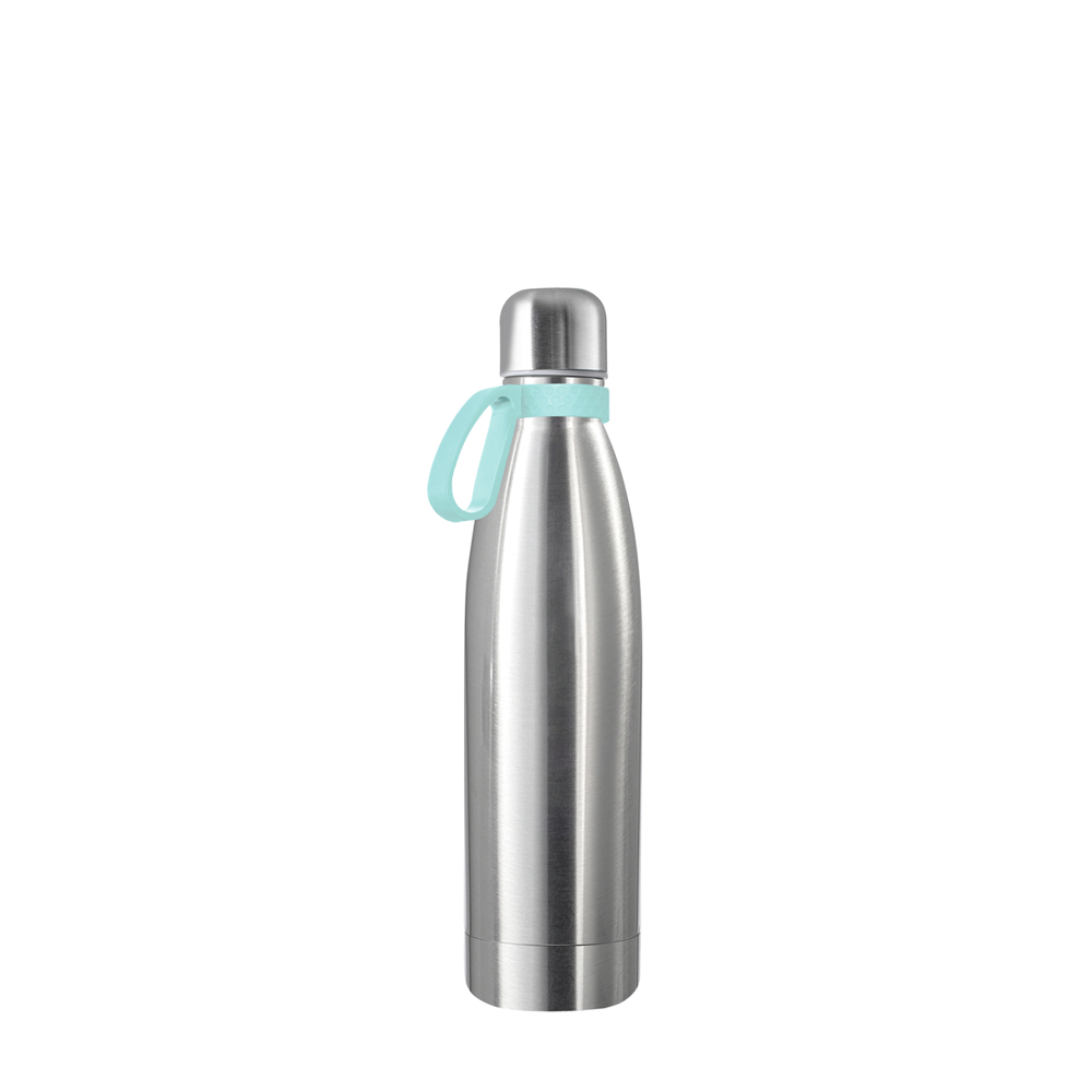 Thermotrinkflasche RETUMBLER-NIZZA - silber, hellblau