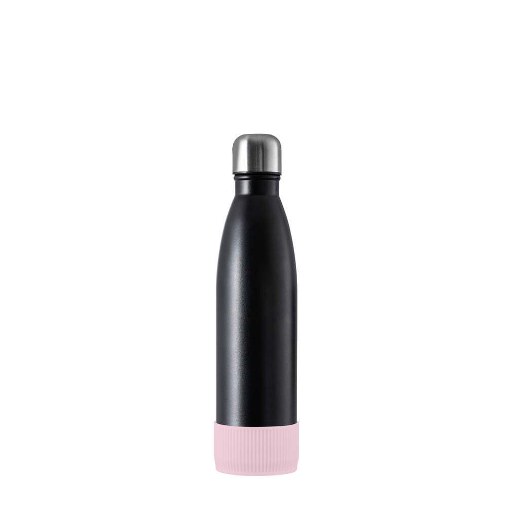Thermotrinkflasche RETUMBLER-NIZZA - schwarz, silber, hellmagenta, rose