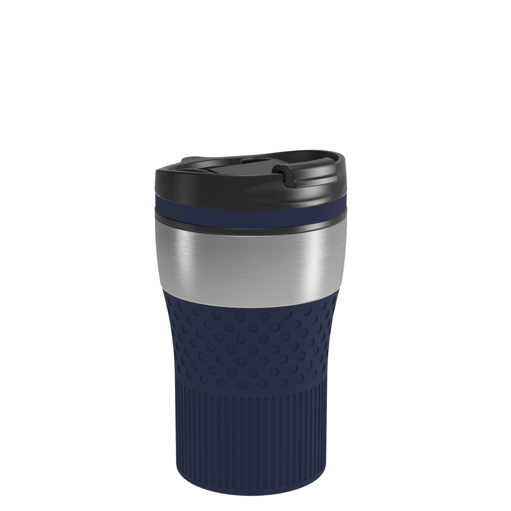 Thermobecher RETUMBLER-BAYAMO CORPORATE - silber, marineblau